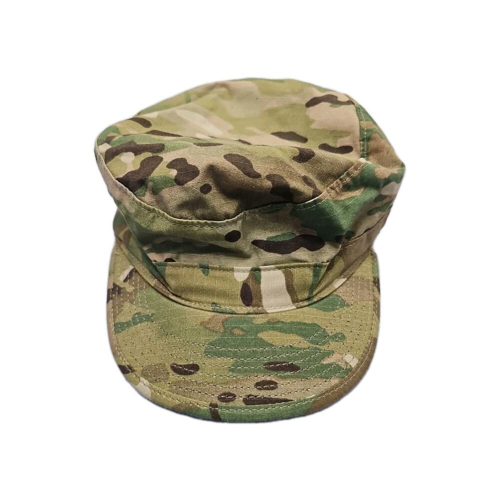 US Military Patrol Cap Hat 7 1/2 Camo Rip Stop Sam Bonk Uniform Army Military